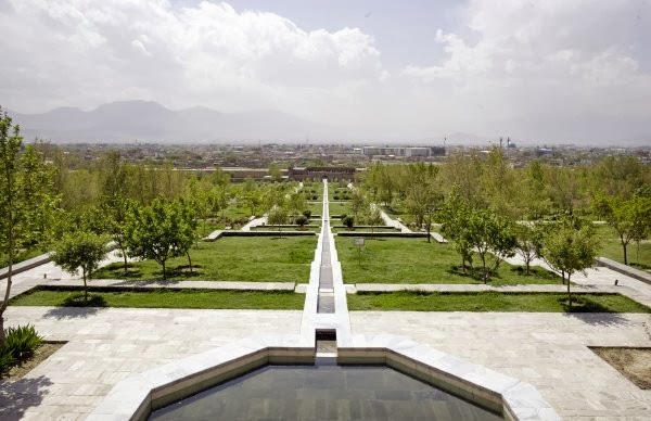 Babur garden, Kabul. Source: https://ismailimail.blog