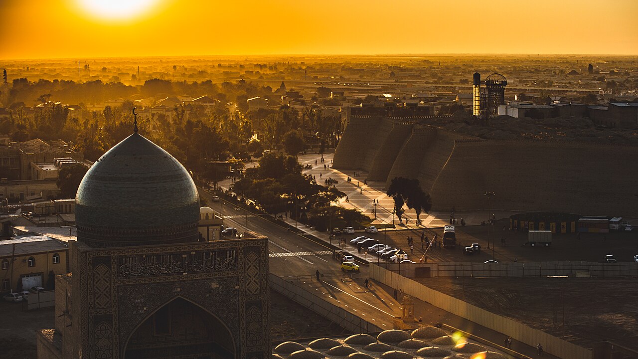 Bukhara at sunset