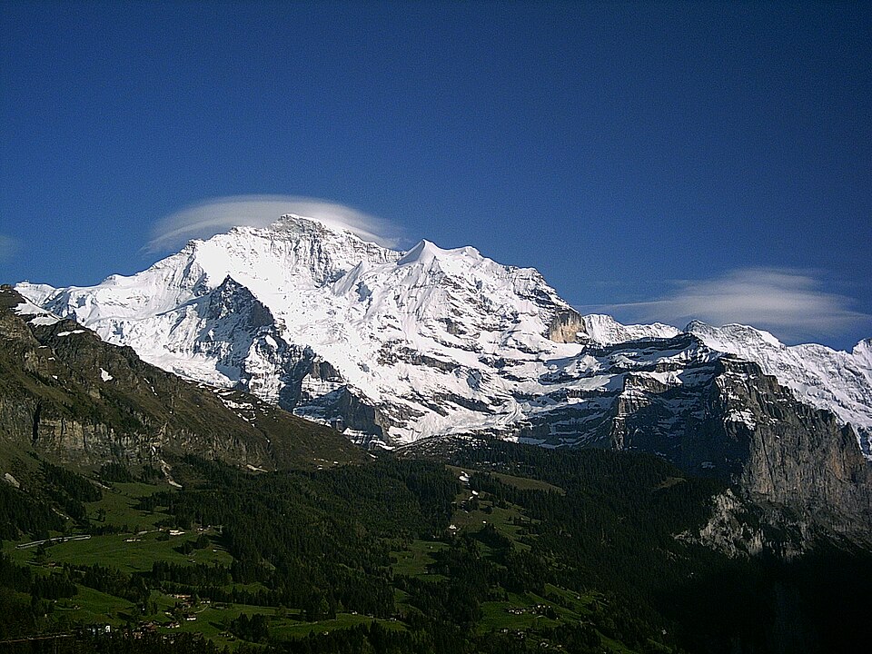 Jungfrau seen from Wengen