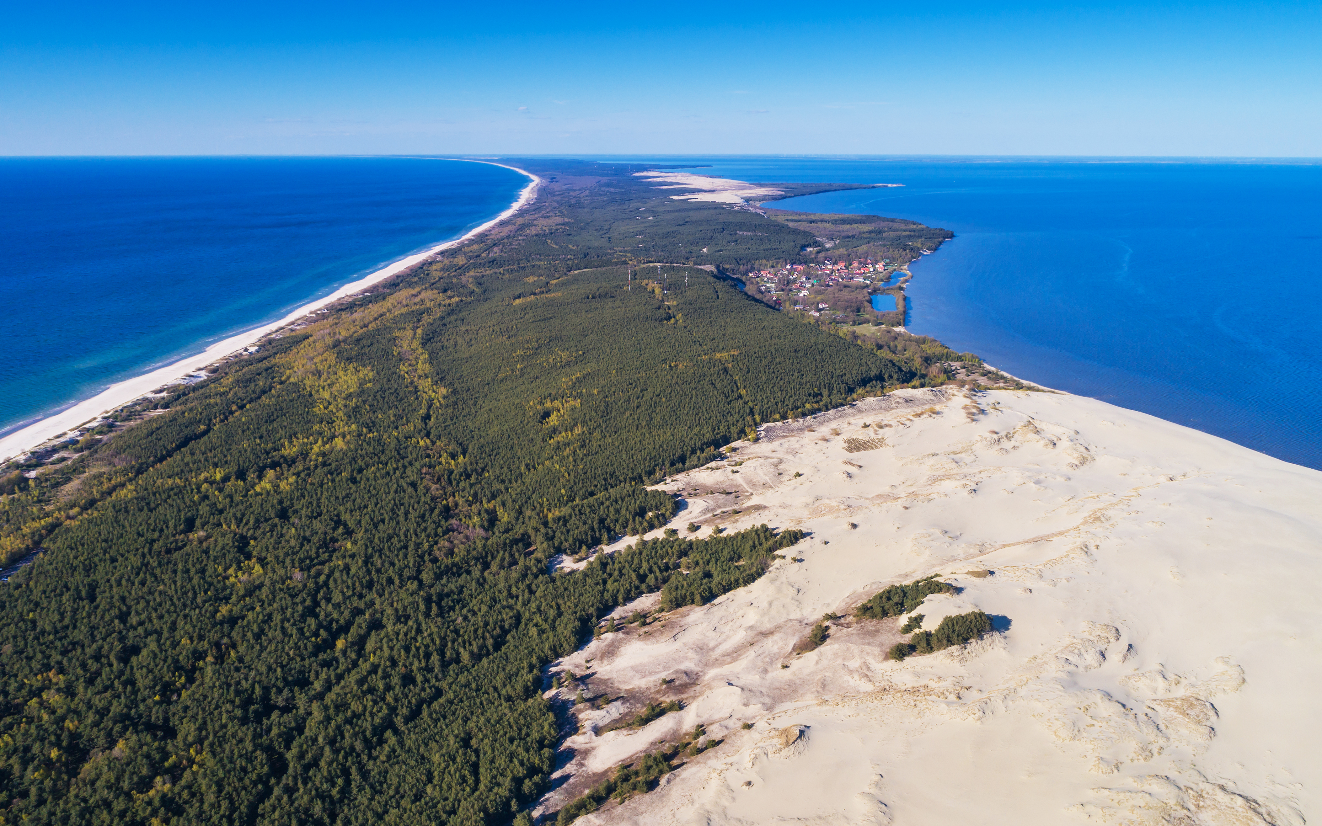 Curonian Spit: dunes, forest and sea