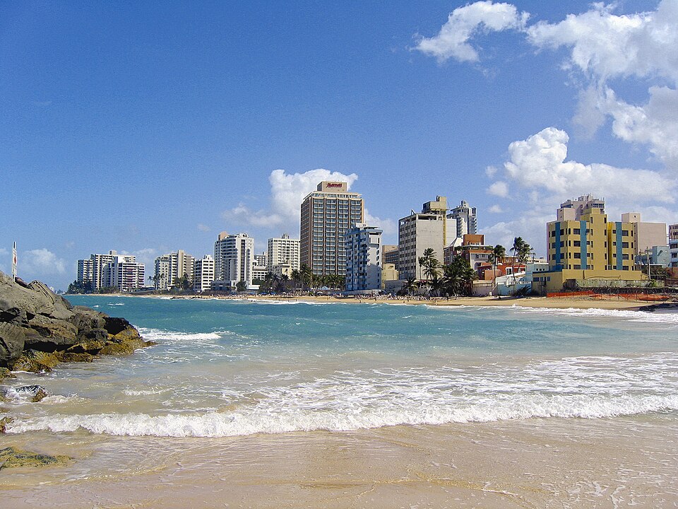 San Juan. Condado beach. Puerto Rico.
