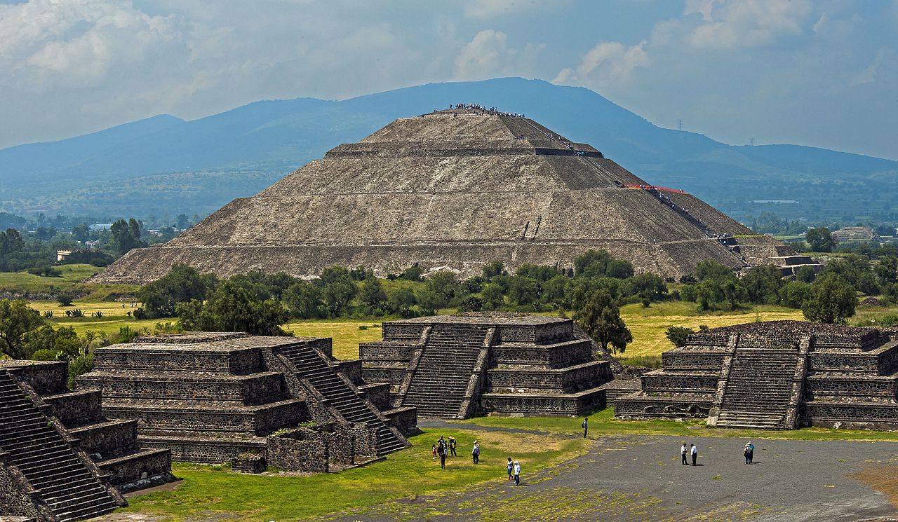 Teotihuacan was the 6th largest city in the world at its peak, 1 AD to 500 AD