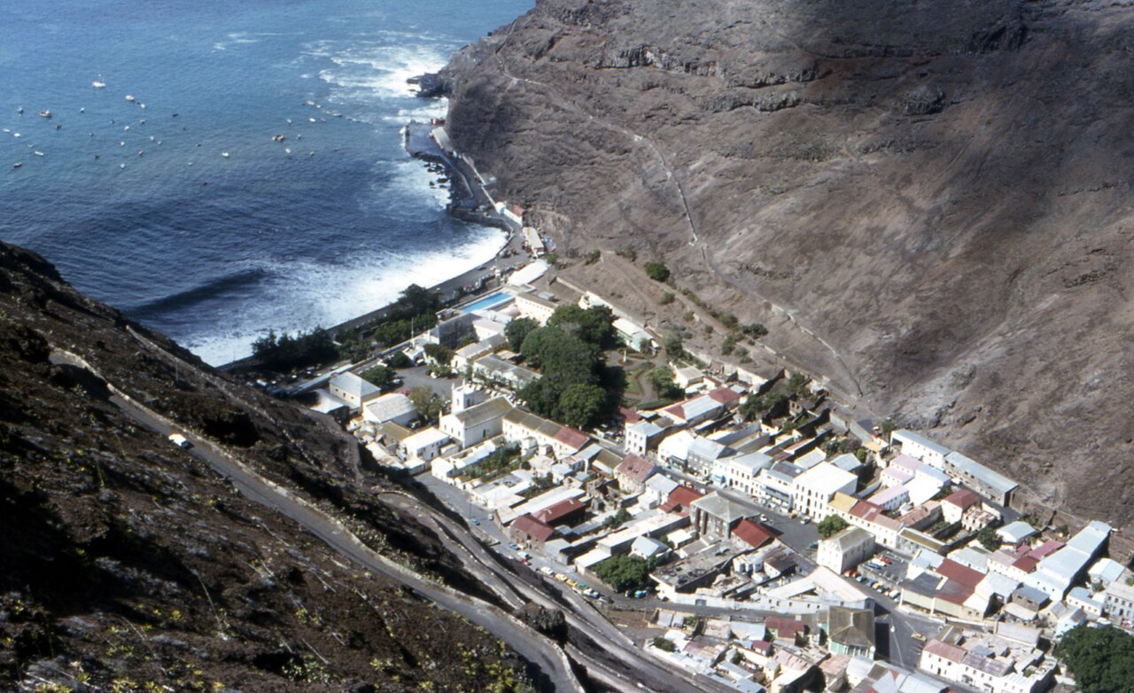 St Helena, Jamestown from above