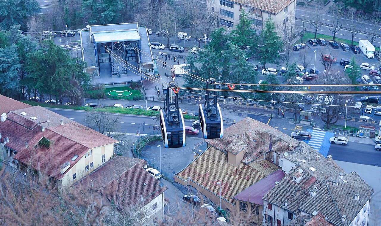 Funivia (cable car) in San Marino