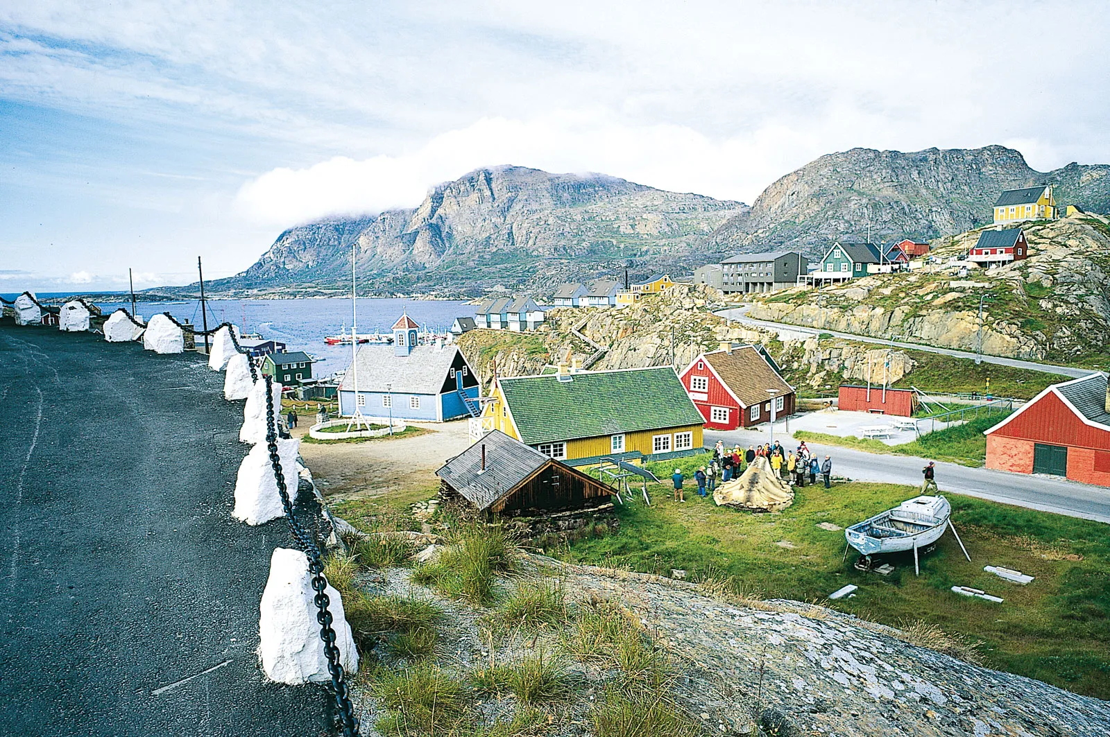 A community on the shores of Greenland