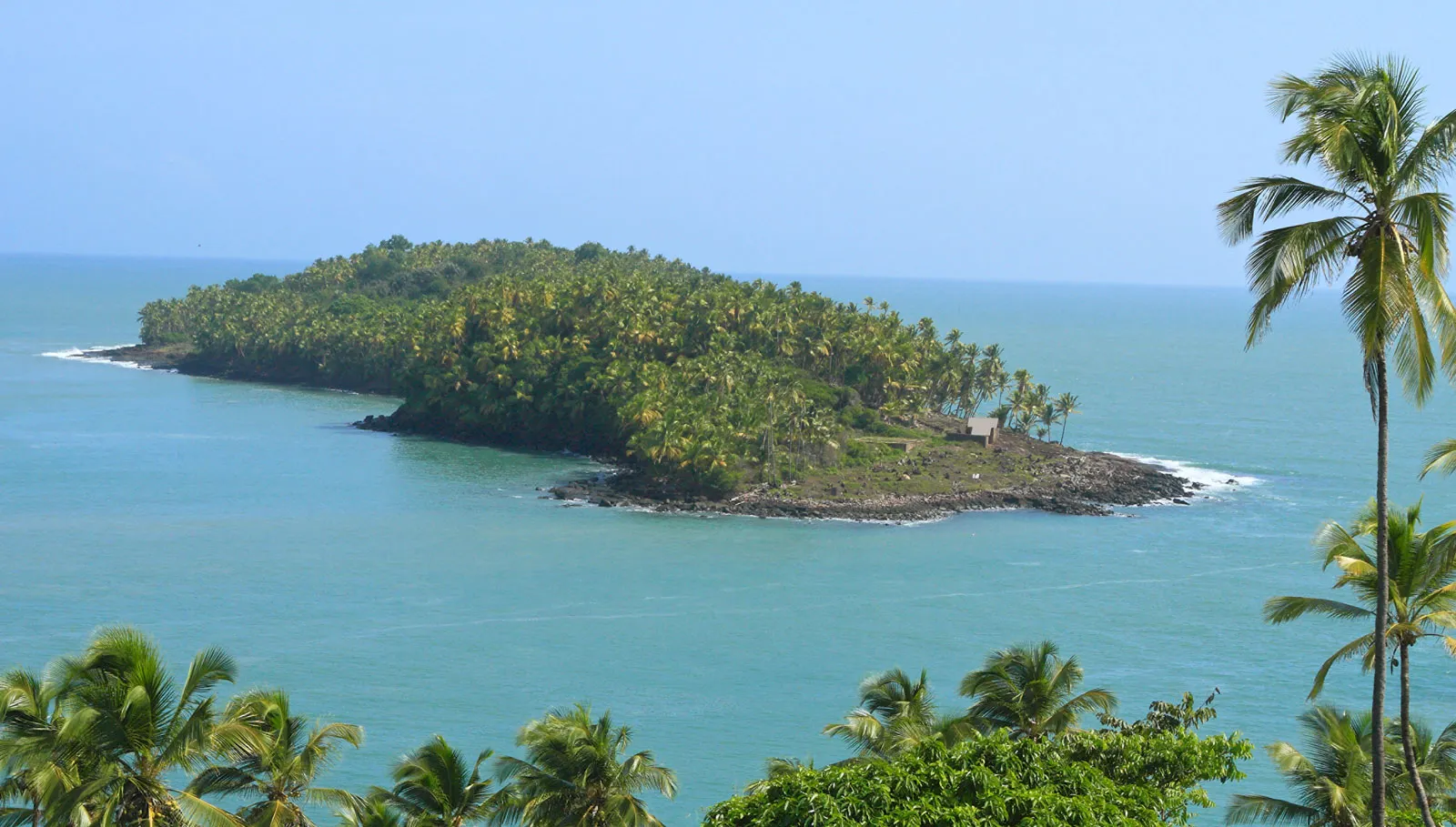 Devils Island coast in French Guiana