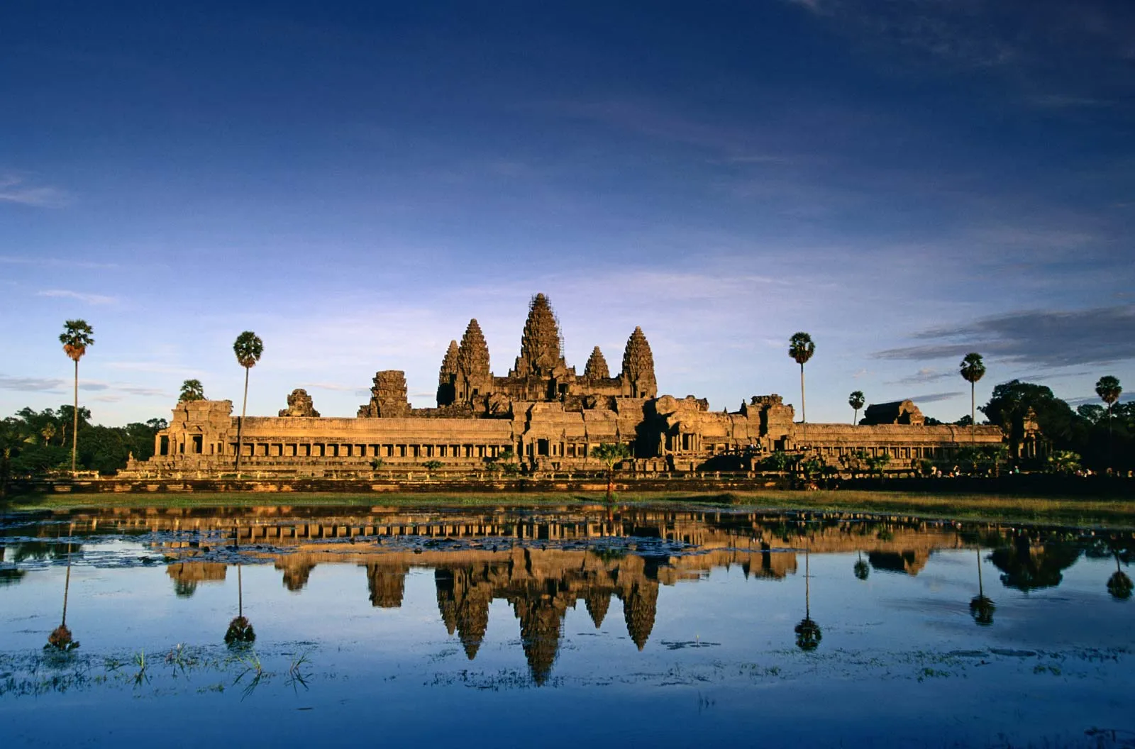 A view of Angkor Wat, Angkor, Cambodia.
