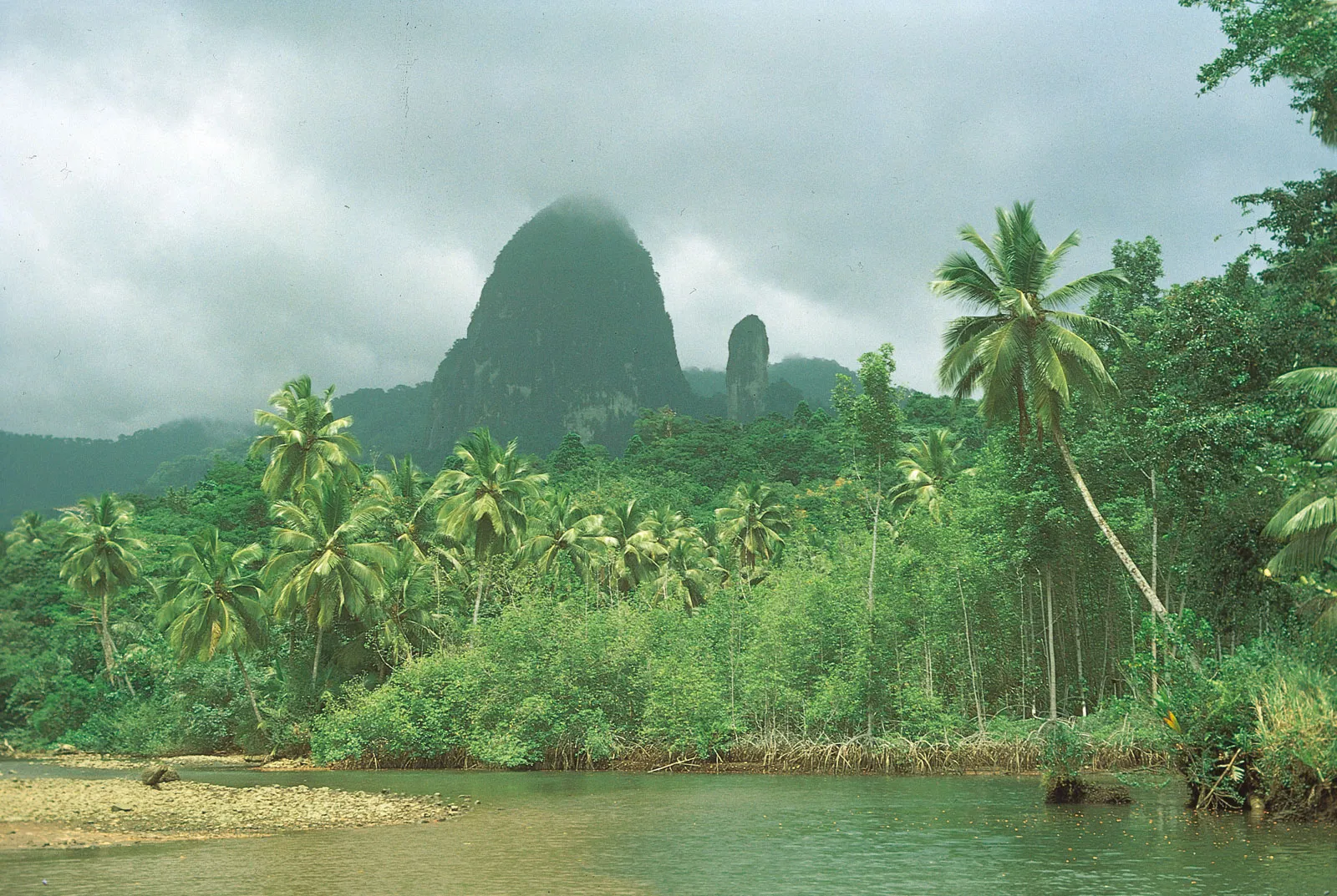 Sao Tome island
