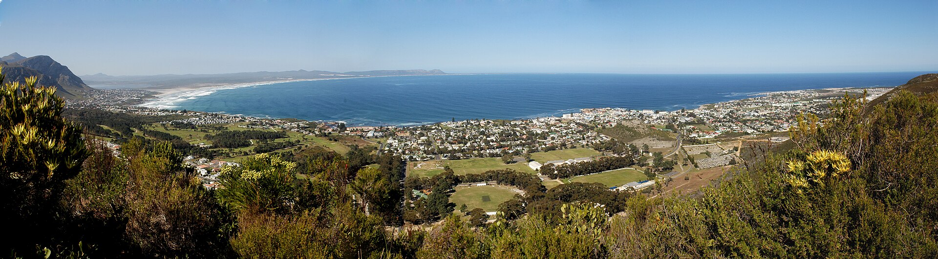 Panoramic view of Hermanus