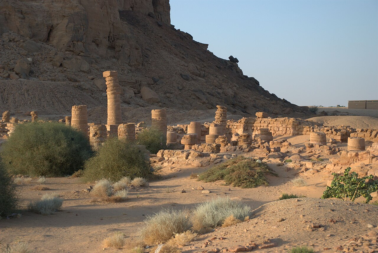 Amun Tempel east of Jebel Barkal, Sudan.